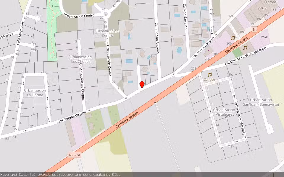 Mapa de Subasta Inmueble (Vivienda) en Albacete