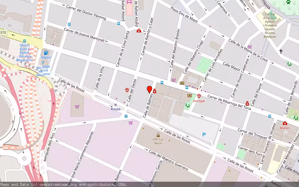 Mapa de Subasta Inmueble (Vivienda) en Manises, Valencia/València