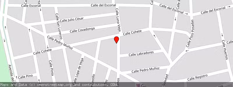 Mapa de Subasta de Inmueble (Local comercial) en Villarrobledo, Albacete 