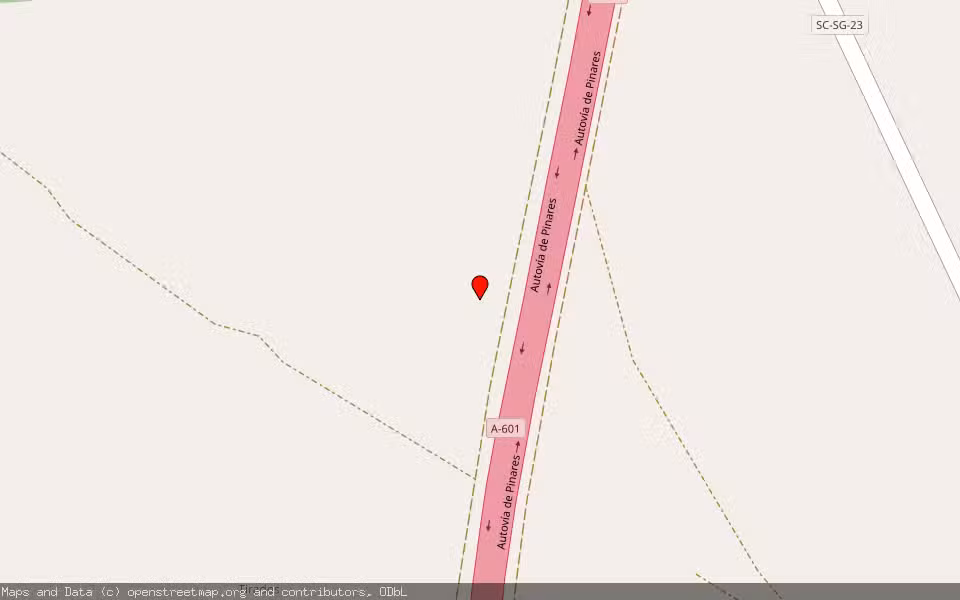 Mapa de Subasta Inmueble (Finca rústica) en Navalmanzano, Segovia