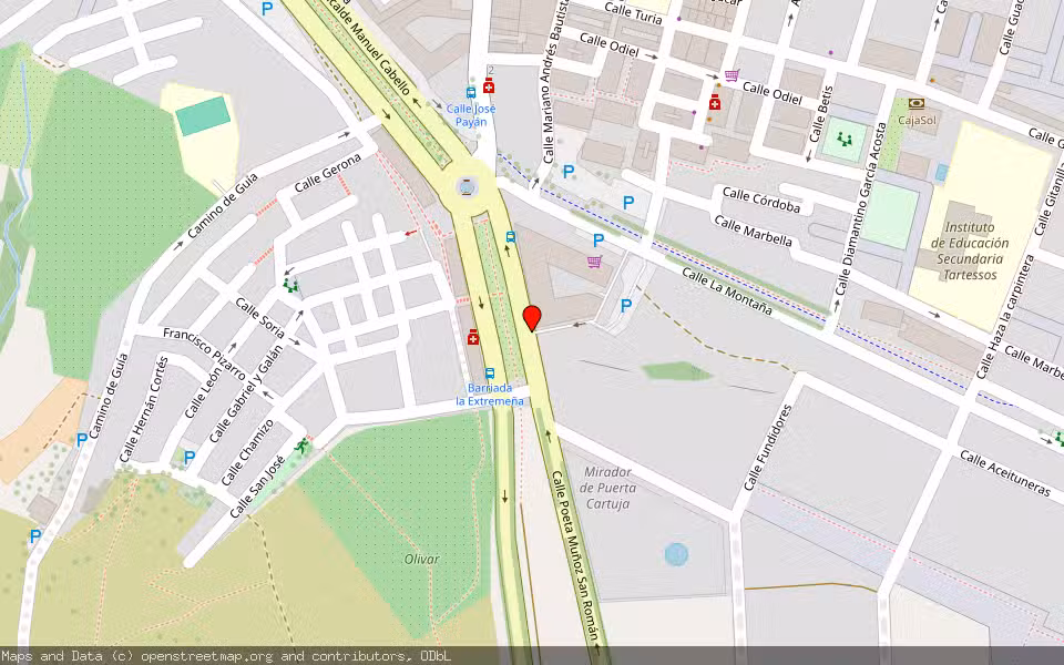 Mapa de Subasta Inmueble (Vivienda) en Camas, Sevilla