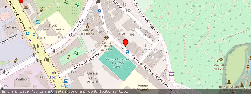 Mapa de Subasta de Inmueble (Vivienda) en Barcelona, Barcelona 