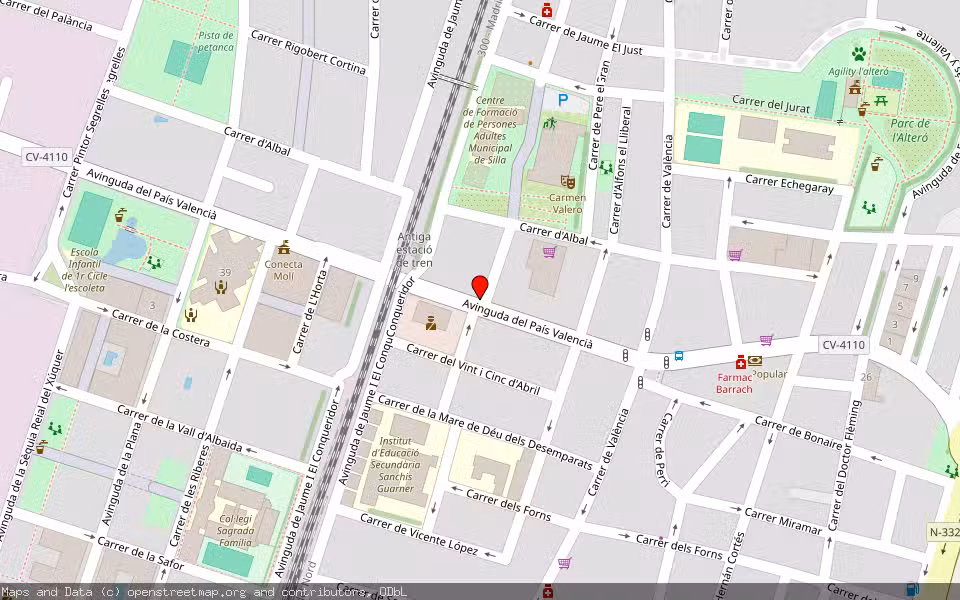 Mapa de Subasta Inmueble (Otros) en Silla, Valencia/València