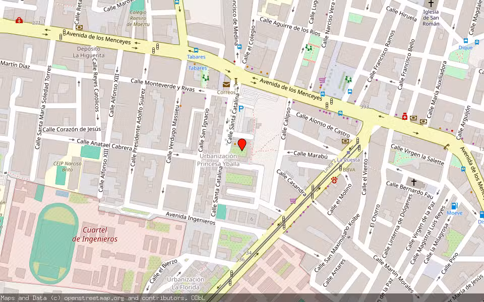 Mapa de Subasta Inmueble (Vivienda) en San Cristóbal De La Laguna, Santa Cruz de Tenerife