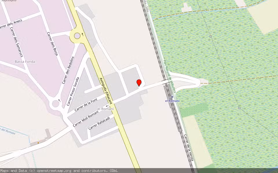 Mapa de Subasta Inmueble (Local comercial) en Sollana, Valencia/València