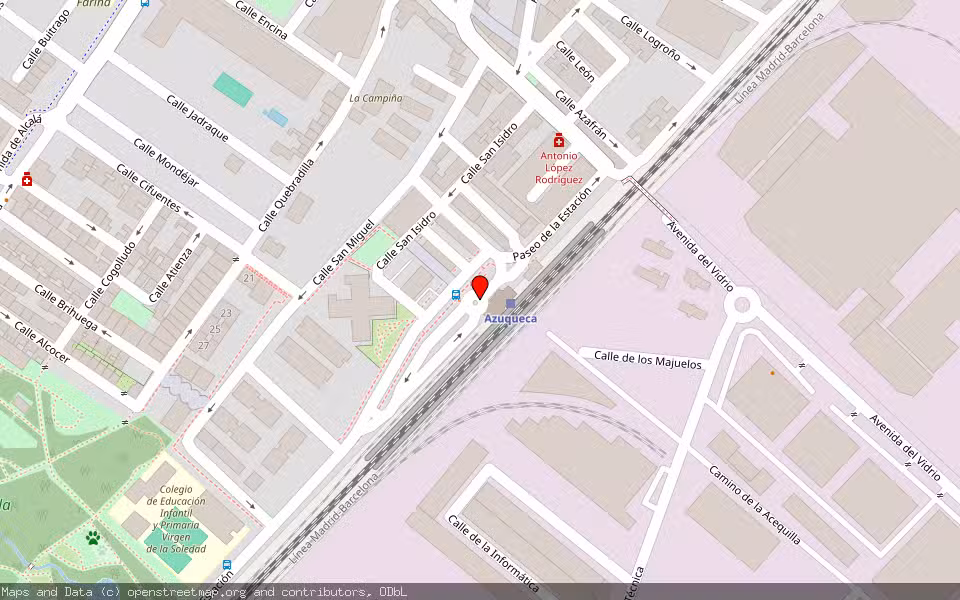 Mapa de Subasta Inmueble (Garaje) en Azuqueca De Henares, Guadalajara