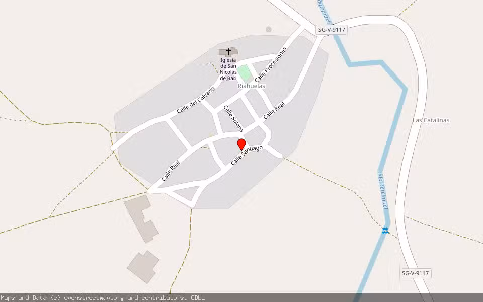 Mapa de Subasta Inmueble (Solar) en Sepulveda, Segovia