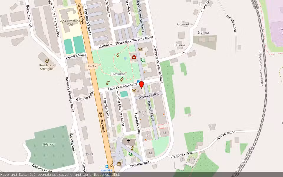 Mapa de Subasta Inmueble (Vivienda) en Basauri, Bizkaia