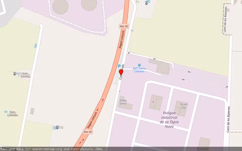 Mapa de Subasta Inmueble (Vivienda) en Palma, Illes Balears