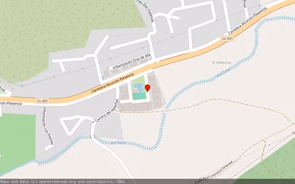 Mapa de Subasta Inmueble (Vivienda) en Santa Maria Del Tietar, Ávila