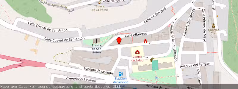 Mapa de Subasta de Inmueble (Vivienda) en Chinchilla De Montearagon, Albacete 