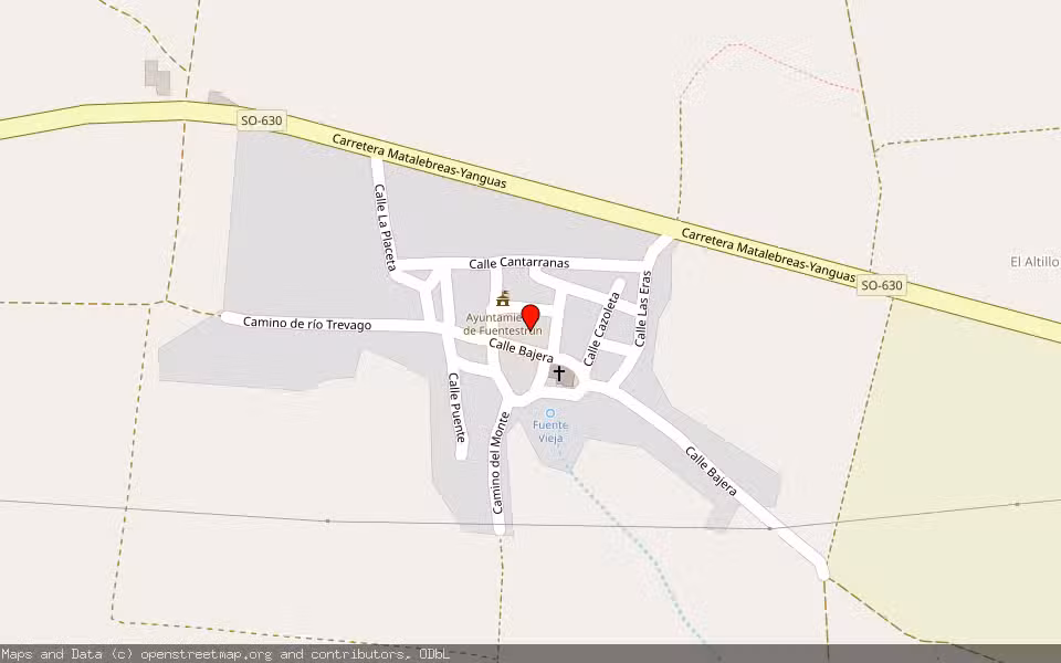 Mapa de Subasta Inmueble (Finca rústica) en San Felices, Soria