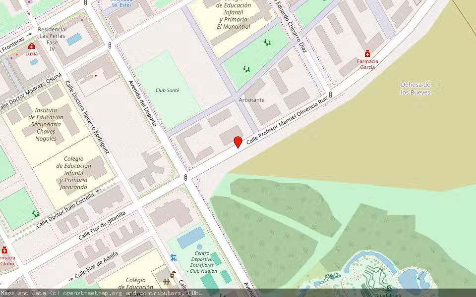 Mapa de Subasta Inmueble (Garaje) en Sevilla