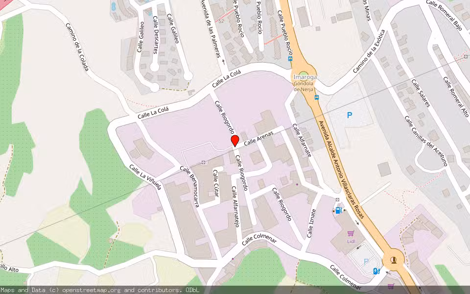 Mapa de Subasta Inmueble (Otros) en Nerja, Málaga