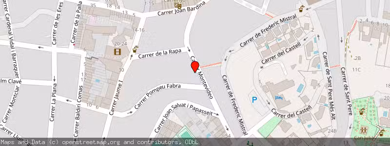 Mapa de Subasta de Inmueble (Garaje) en Sant Boi De Llobregat, Barcelona 
