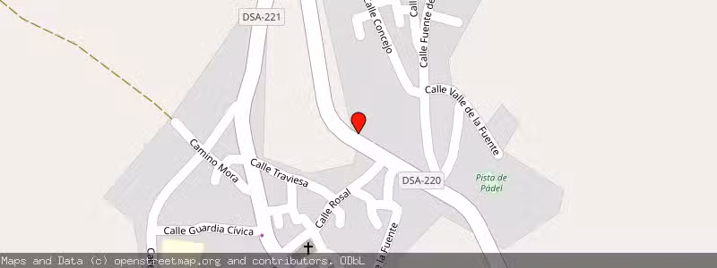 Mapa de Subasta de Inmueble (Finca rústica) en Las  Veguillas, Salamanca 