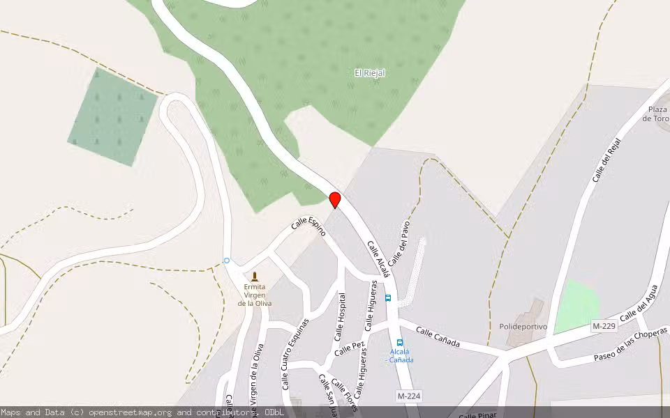 Mapa de Subasta Inmueble (Garaje) en Valdilecha, Madrid
