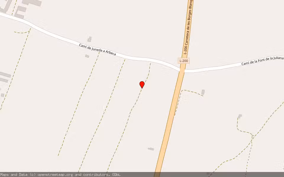 Mapa de Subasta Inmueble (Finca rústica) en Puig-gros, Lleida