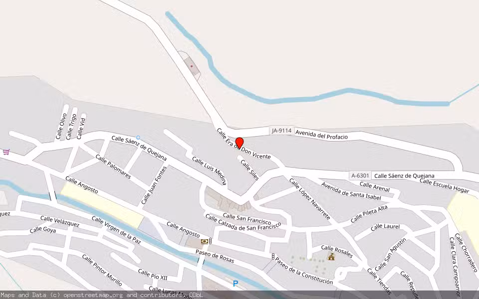 Mapa de Subasta Inmueble (Vivienda) en Beas De Segura, Jaén