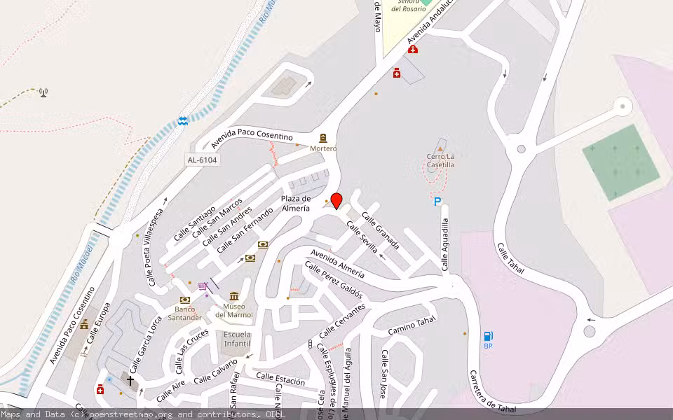 Mapa de Subasta Inmueble (Local comercial) en Macael, Almería