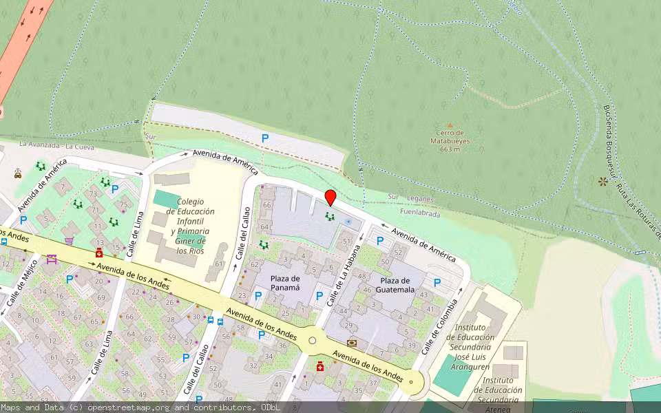 Mapa de Subasta Inmueble (Vivienda) en Fuenlabrada, Madrid
