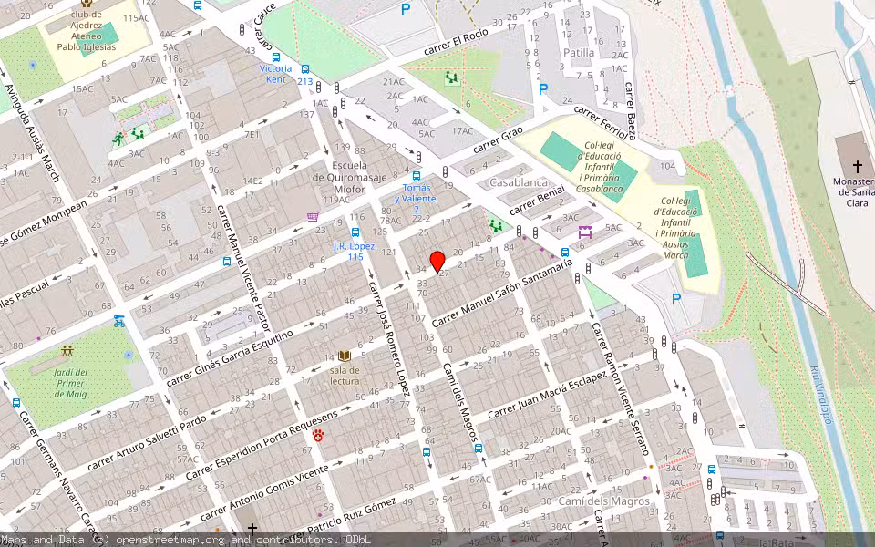 Mapa de Subasta Inmueble (Vivienda) en Elche, Alicante/Alacant
