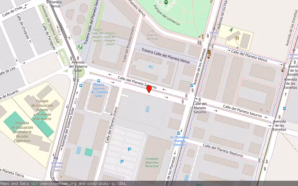 Mapa de Subasta Inmueble (Garaje) en Parla, Madrid