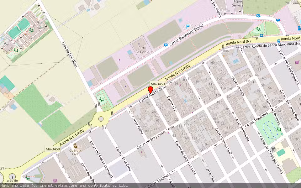 Mapa de Subasta Inmueble (Local comercial) en Sa Pobla, Illes Balears