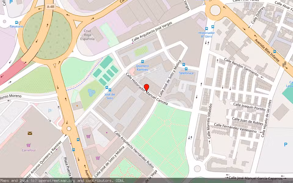 Mapa de Subasta Inmueble (Local comercial) en Jerez De La Frontera, Cádiz