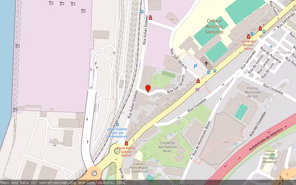 Mapa de Subasta Inmueble (Vivienda) en Vigo, Pontevedra