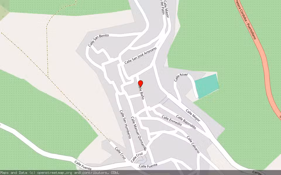 Mapa de Subasta Inmueble (Otros) en Fuencaliente, Ciudad Real