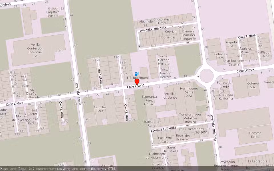 Mapa de Subasta Inmueble (Local comercial) en Albacete