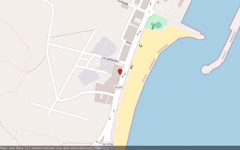 Mapa de Subasta Inmueble (Vivienda) en Carboneras, Almería