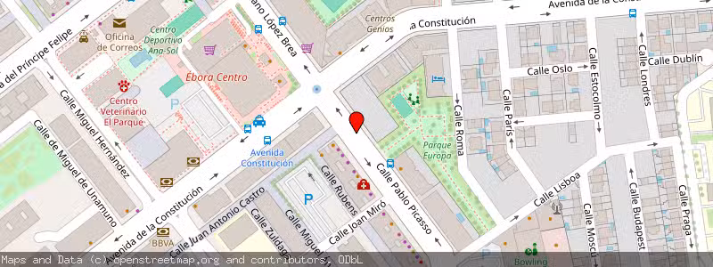 Mapa de Subasta de Inmueble (Vivienda) en Talavera De La Reina, Toledo 