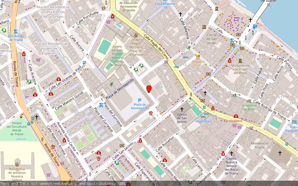 Mapa de Subasta Inmueble (Vivienda) en Sevilla