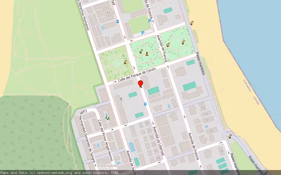 Mapa de Subasta Inmueble (Vivienda) en Laredo, Cantabria