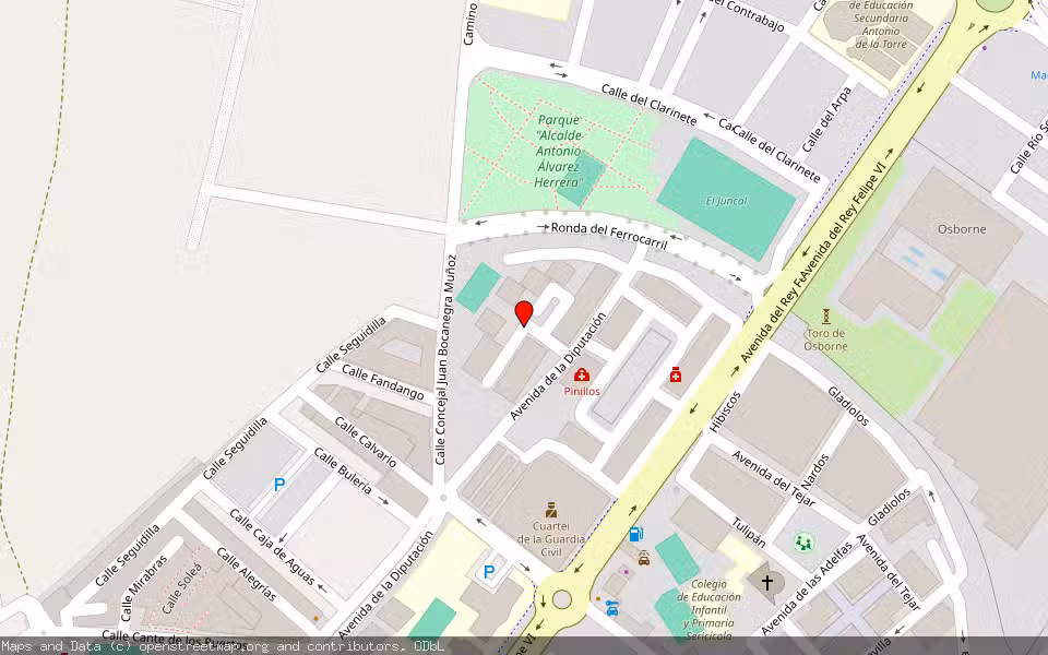 Mapa de Subasta Inmueble (Vivienda) en El Puerto De Santa Maria, Cádiz