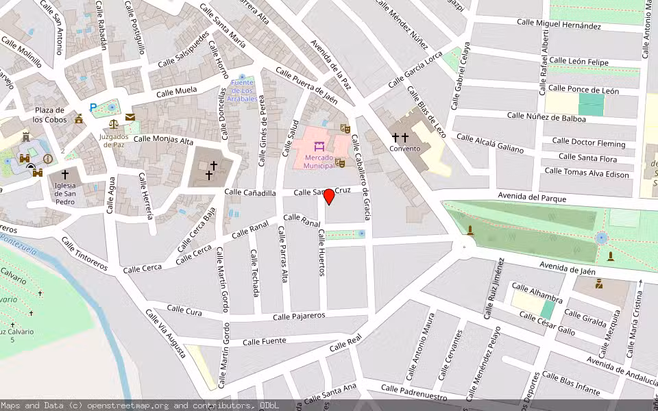 Mapa de Subasta Inmueble (Vivienda) en Torredonjimeno, Jaén