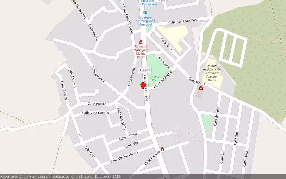 Mapa de Subasta Inmueble (Vivienda) en Villanueva De Algaidas, Málaga