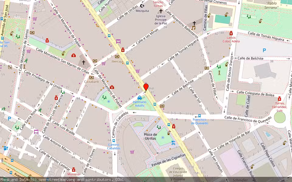 Mapa de Subasta Inmueble (Local comercial) en Zaragoza