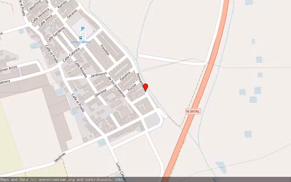 Mapa de Subasta Inmueble (Otros) en Almeria, Almería