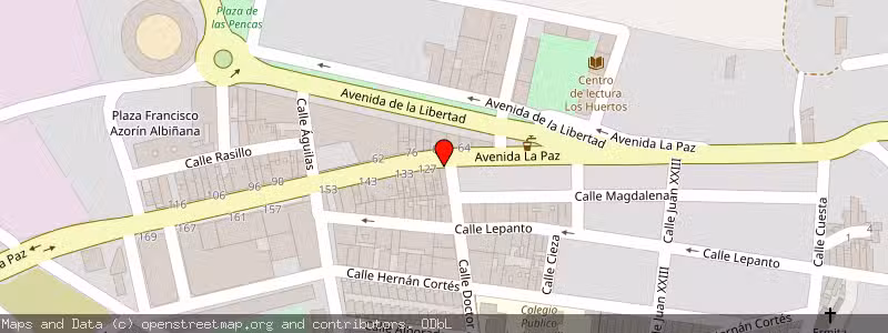 Mapa de Subasta de Inmueble (Garaje) en Yecla, Murcia 