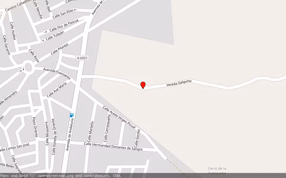 Mapa de Subasta Inmueble (Solar) en Alcala La Real, Jaén