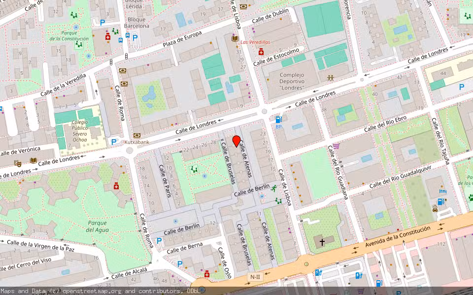 Mapa de Subasta Inmueble (Vivienda) en Torrejon De Ardoz, Madrid