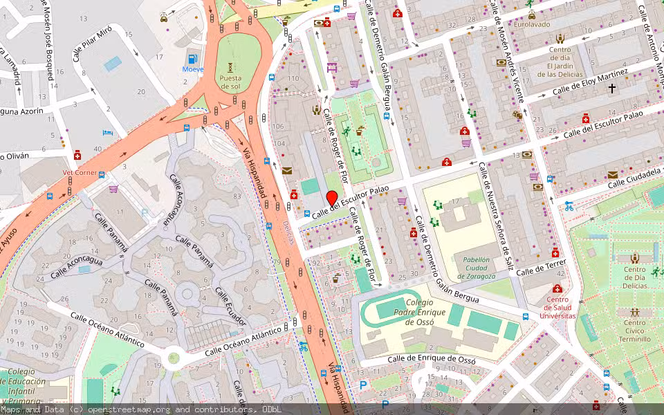Mapa de Subasta Inmueble (Vivienda) en Zaragoza