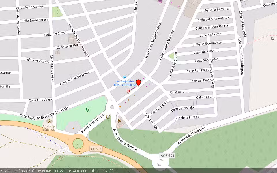 Mapa de Subasta Inmueble (Vivienda) en Las Navas Del Marqués, Ávila