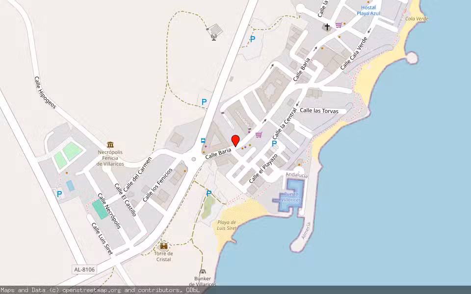 Mapa de Subasta Inmueble (Vivienda) en Cuevas Del Almanzora, Almería