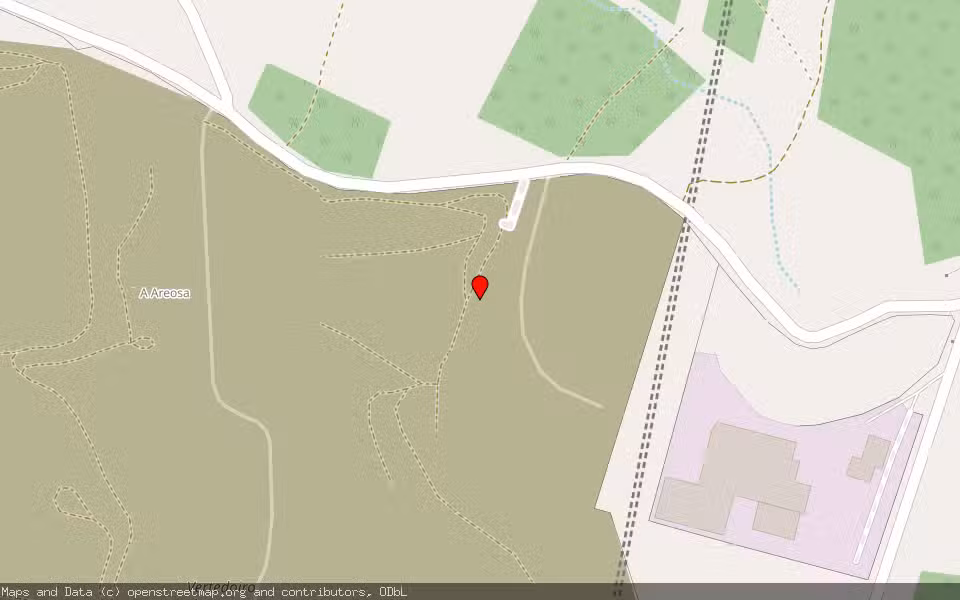Mapa de Subasta Inmueble (Finca rústica) en Cerceda, A Coruña