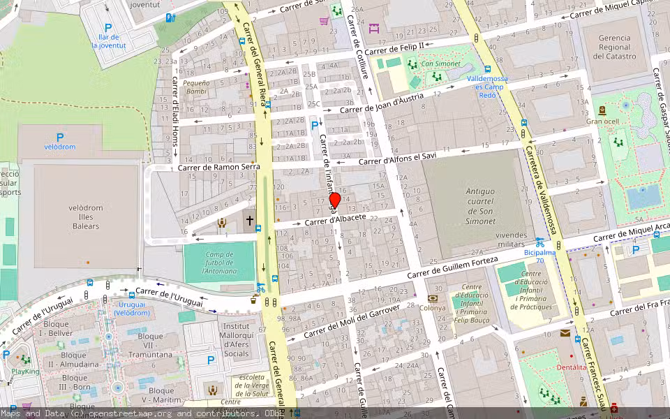 Mapa de Subasta Inmueble (Local comercial) en Palma, Illes Balears