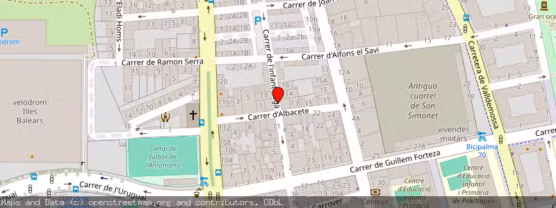 Mapa de Subasta de Inmueble (Local comercial) en Palma, Islas Baleares (Balears) 